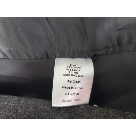 (Ju) Talbots Heritage Pants Womens Size 14 Lined Wool Blend Cropp Office Siren - Picture 7 of 7